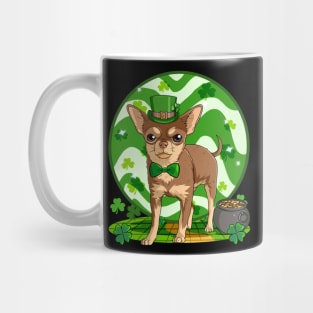 Chihuahua Dog St Patricks Day Leprechaun Mug